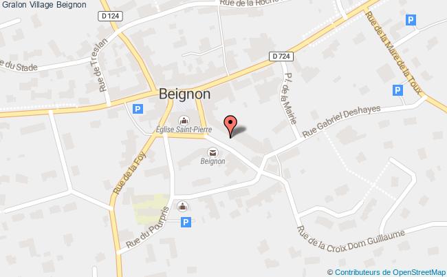 plan Village Beignon Beignon