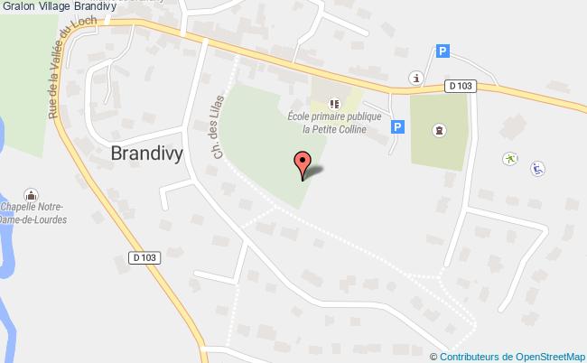 plan Village Brandivy Brandivy