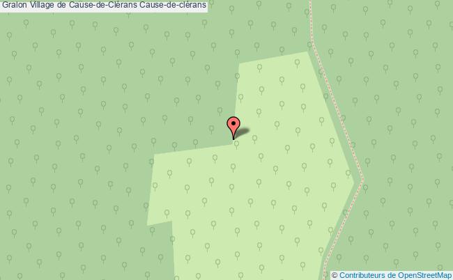 plan Village De Cause-de-clérans Cause-de-clérans Cause-de-clérans