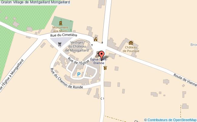 plan Village De Montgaillard Mongaillard Mongaillard