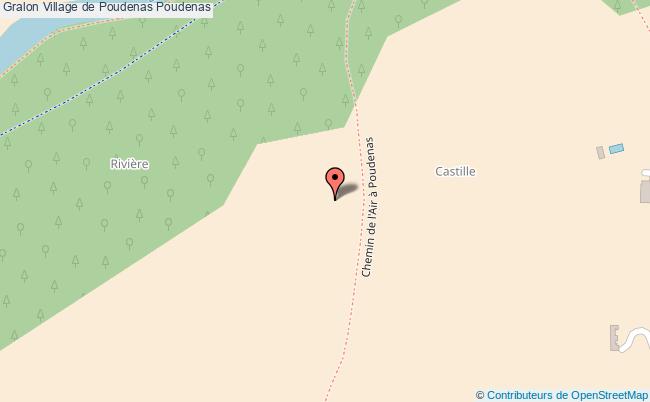 plan Village De Poudenas Poudenas Poudenas