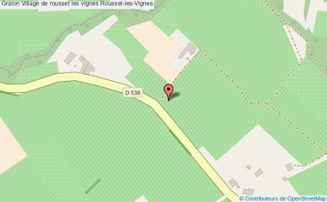 Village de rousset les vignes