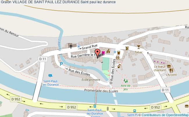 plan Village De Saint Paul Lez Durance Saint Paul Lez Durance Saint paul lez durance