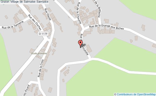 plan Village De Salmaise Salmaise Salmaise