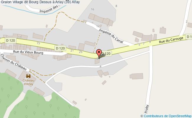 Village dit Bourg Dessus à Arlay (39)