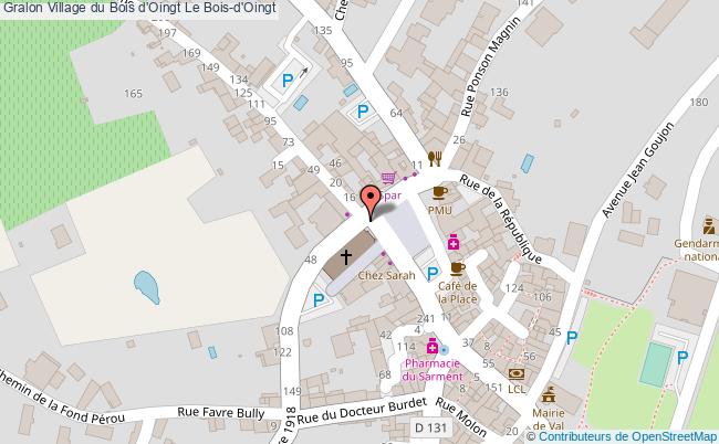 plan Village Du Bois D'oingt Le Bois-d'oingt Le Bois-d'Oingt