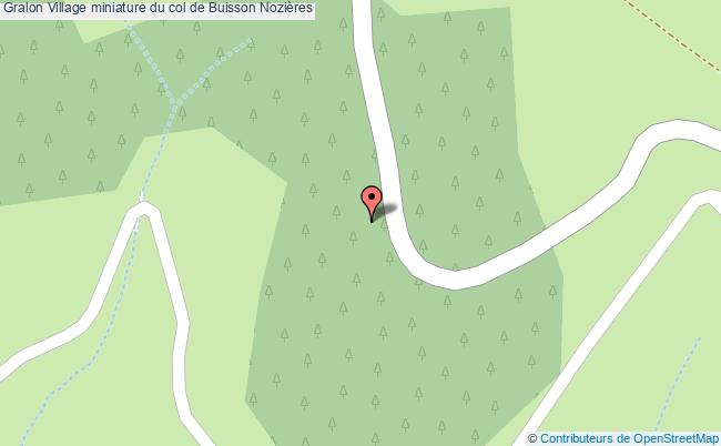 Village miniature du col de Buisson