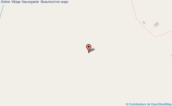 plan Village Sauvegarde  Beaumont-en-auge Beaumont-en-auge