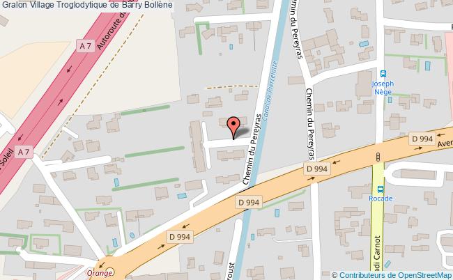 plan Village Troglodytique De Barry Bollène Bollène