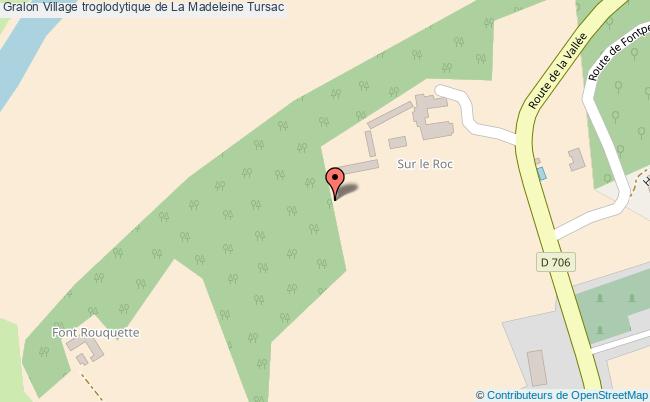 plan Village Troglodytique De La Madeleine Tursac Tursac