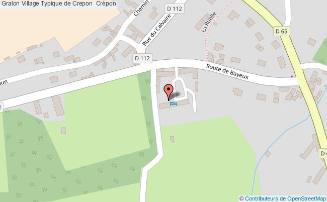 plan Village Typique De Crepon  Crépon Crépon
