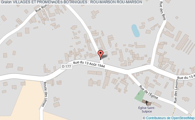 VILLAGES ET PROMENADES BOTANIQUES : ROU-MARSON