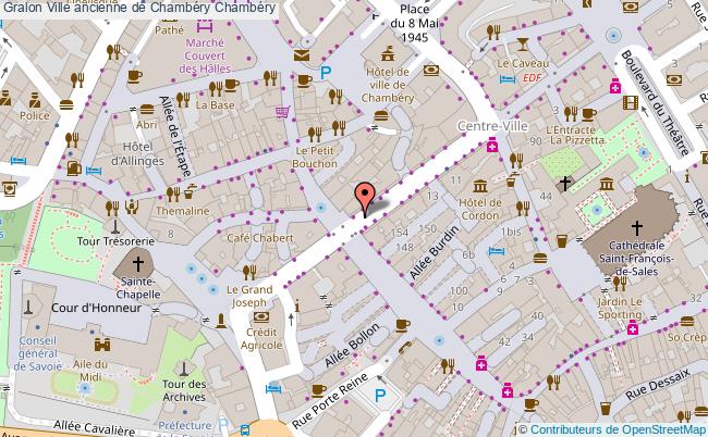 carte touristique chambéry