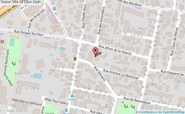 plan Ville De Dijon Dijon Dijon