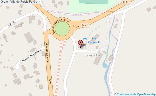 plan Ville De Pujols Pujols Pujols