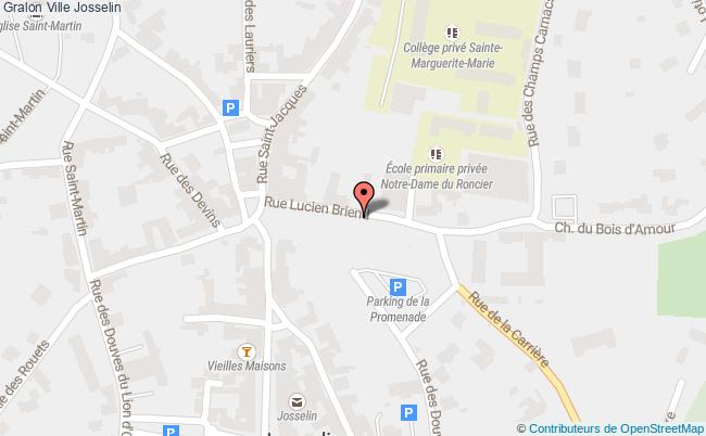 plan Ville Josselin Josselin