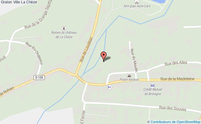 plan Ville La Chèze La Chèze