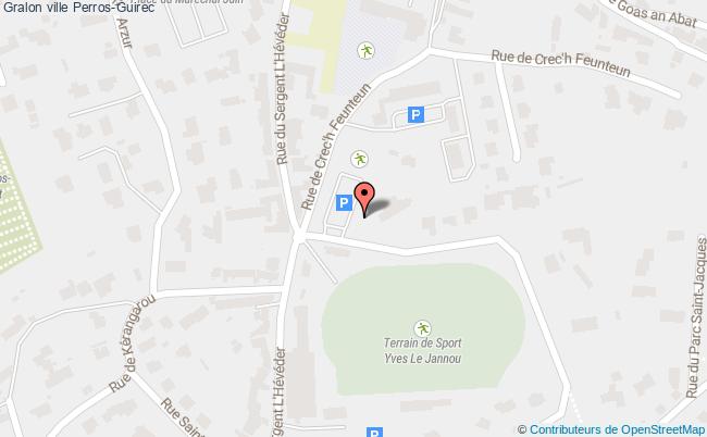 plan Ville Perros-guirec Perros-Guirec