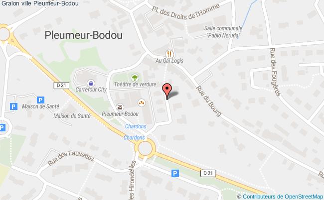 plan Ville Pleumeur-bodou Pleumeur-Bodou