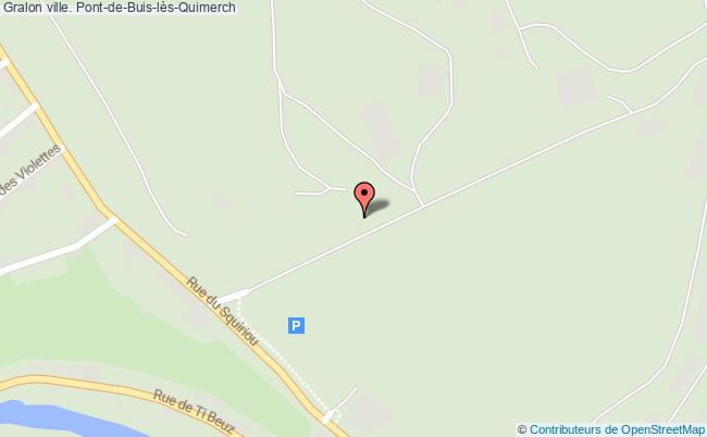plan Ville. Pont-de-buis-lès-quimerch Pont-de-Buis-lès-Quimerch