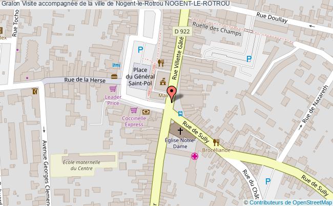 plan Visite Accompagnée De La Ville De Nogent-le-rotrou Nogent-le-rotrou NOGENT-LE-ROTROU