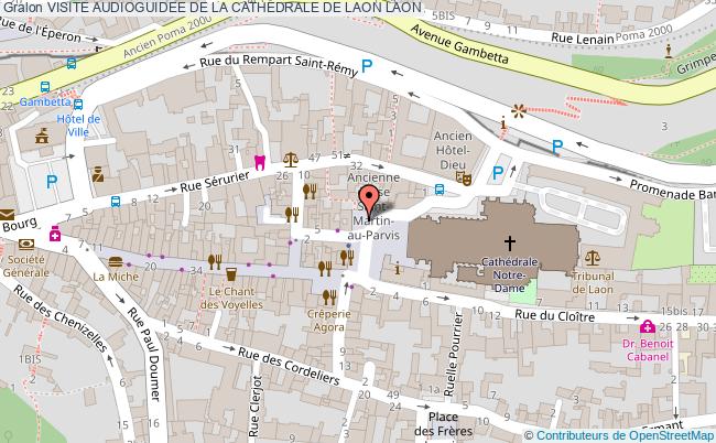 plan Visite Audioguidee De La Cathedrale De Laon Laon LAON