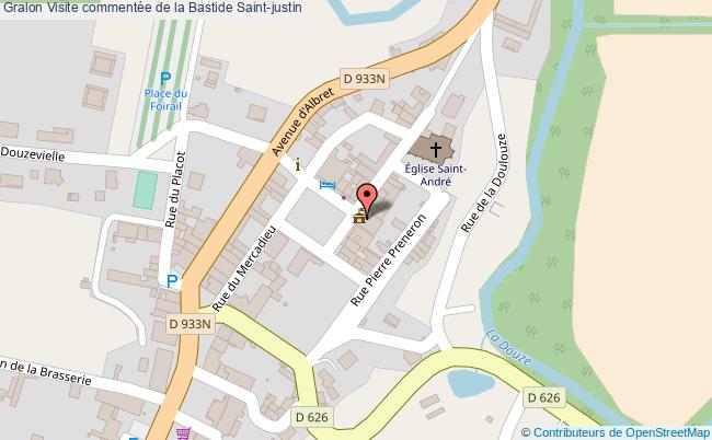 plan Visite Commentée De La Bastide Saint-justin Saint-justin
