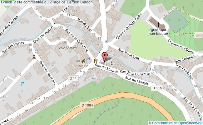 plan Visite Commentée Du Village De Cerdon Cerdon Cerdon
