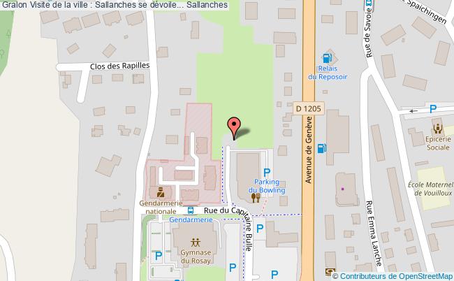 plan Visite De La Ville : Sallanches Se Dévoile... Sallanches Sallanches