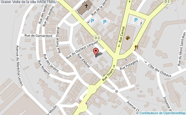 plan Visite De La Ville Hagetmau HAGETMAU