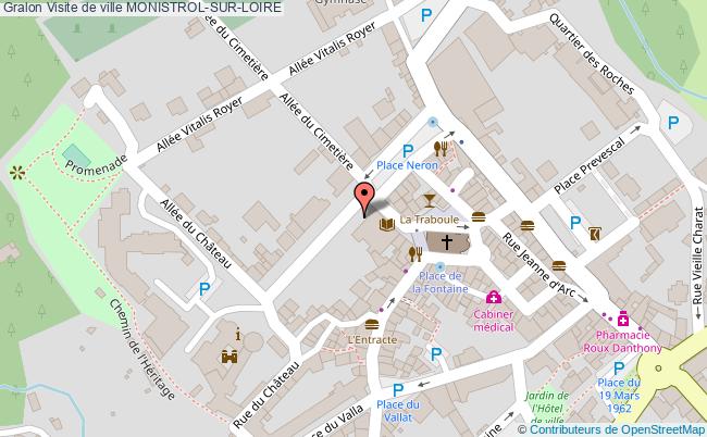plan Visite De Ville Monistrol-sur-loire MONISTROL-SUR-LOIRE