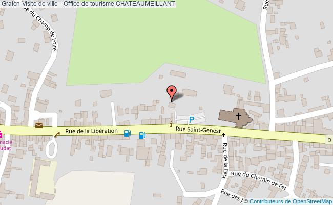 plan Visite De Ville - Office De Tourisme Chateaumeillant CHATEAUMEILLANT