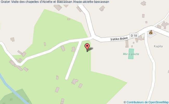 Visite des chapelles d'alciette et bascassan Ahaxealciettebascassan