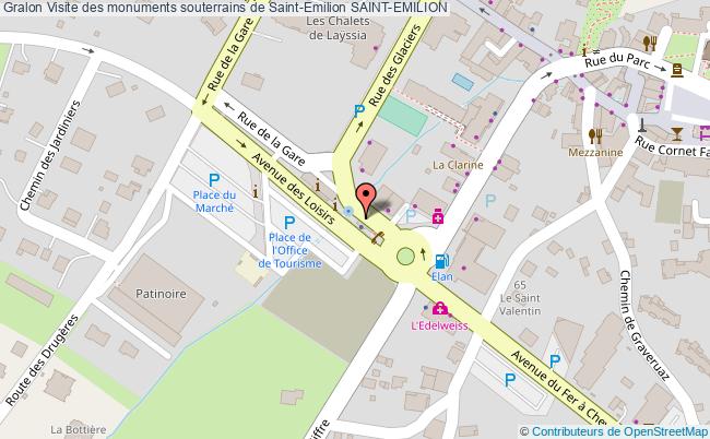 plan Visite Des Monuments Souterrains De Saint-emilion Saint-emilion SAINT-EMILION