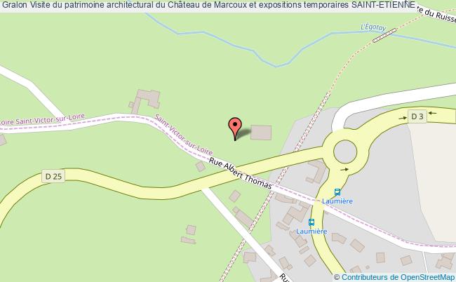 plan Visite Du Patrimoine Architectural Du Château De Marcoux Et Expositions Temporaires Saint-etienne SAINT-ETIENNE