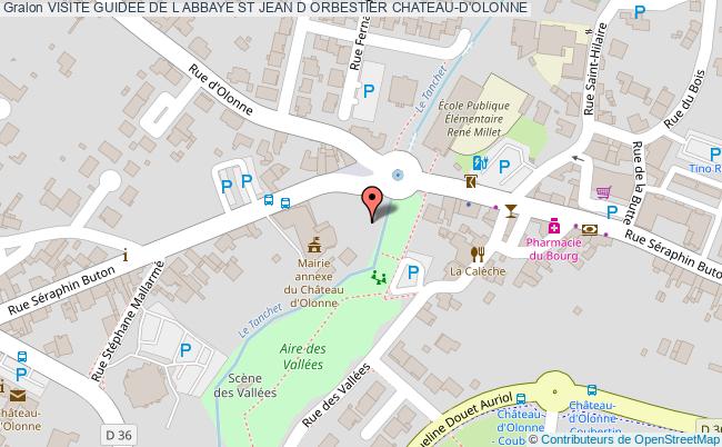 plan Visite Guidee De L Abbaye St Jean D Orbestier Chateau-d'olonne CHATEAU-D'OLONNE