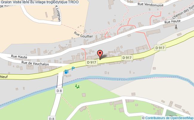 plan Visite Libre Du Village Troglodytique Troo TROO