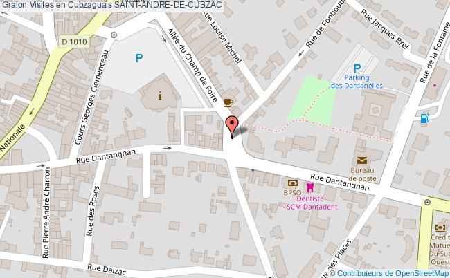 plan Visites En Cubzaguais Saint-andre-de-cubzac SAINT-ANDRE-DE-CUBZAC