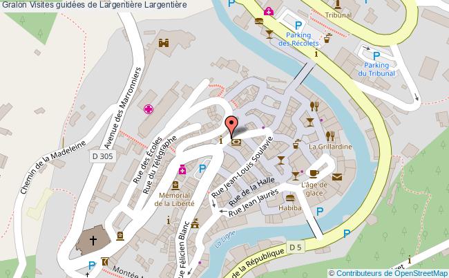 plan Visites Guidées De Largentière Largentière Largentière