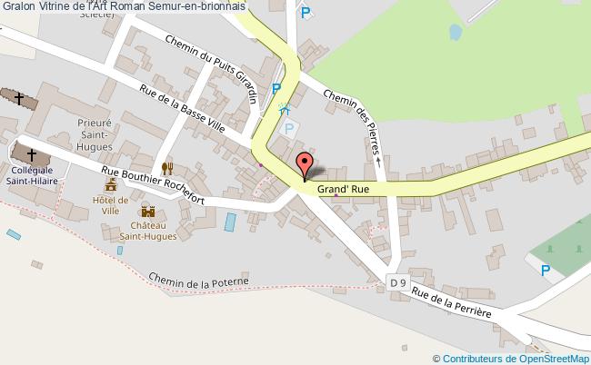 plan Vitrine De L'art Roman Semur-en-brionnais Semur-en-brionnais