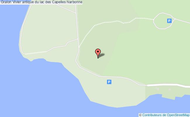 plan Vivier Antique Du Lac Des Capelles Narbonne Narbonne