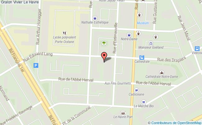 plan Vivier Le Havre Le Havre