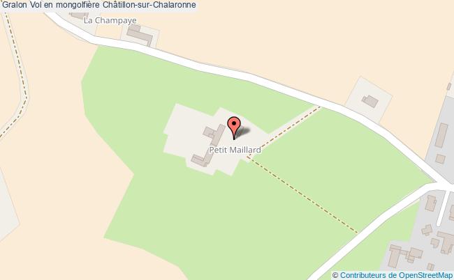 plan Vol En Mongolfière Châtillon-sur-chalaronne Châtillon-sur-Chalaronne