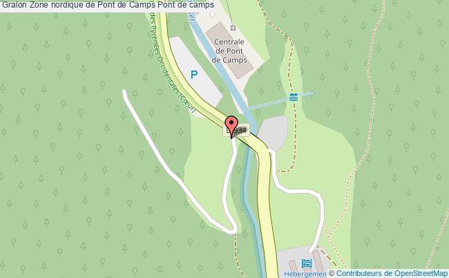 plan Zone Nordique De Pont De Camps Pont De Camps Pont de camps