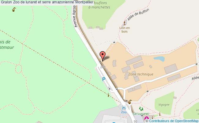 plan Zoo De Lunaret Et Serre Amazonienne Montpellier Montpellier