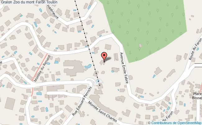 plan Zoo Du Mont Faron Toulon Toulon
