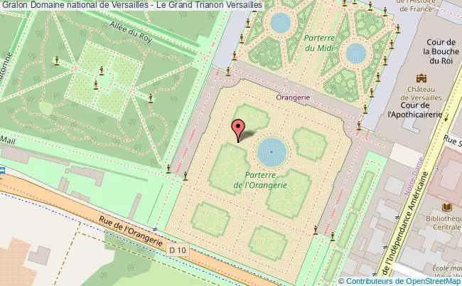 plan Domaine National De Versailles - Le Grand Trianon Versailles