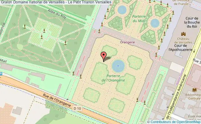 plan Domaine National De Versailles - Le Petit Trianon Versailles