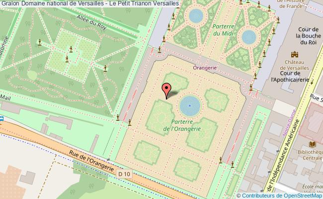 plan Domaine National De Versailles - Le Petit Trianon Versailles