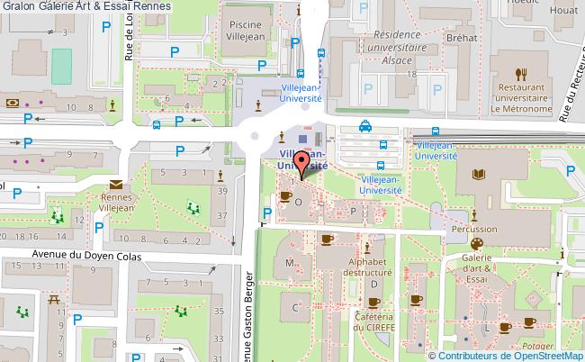 plan Galerie Art & Essai Rennes